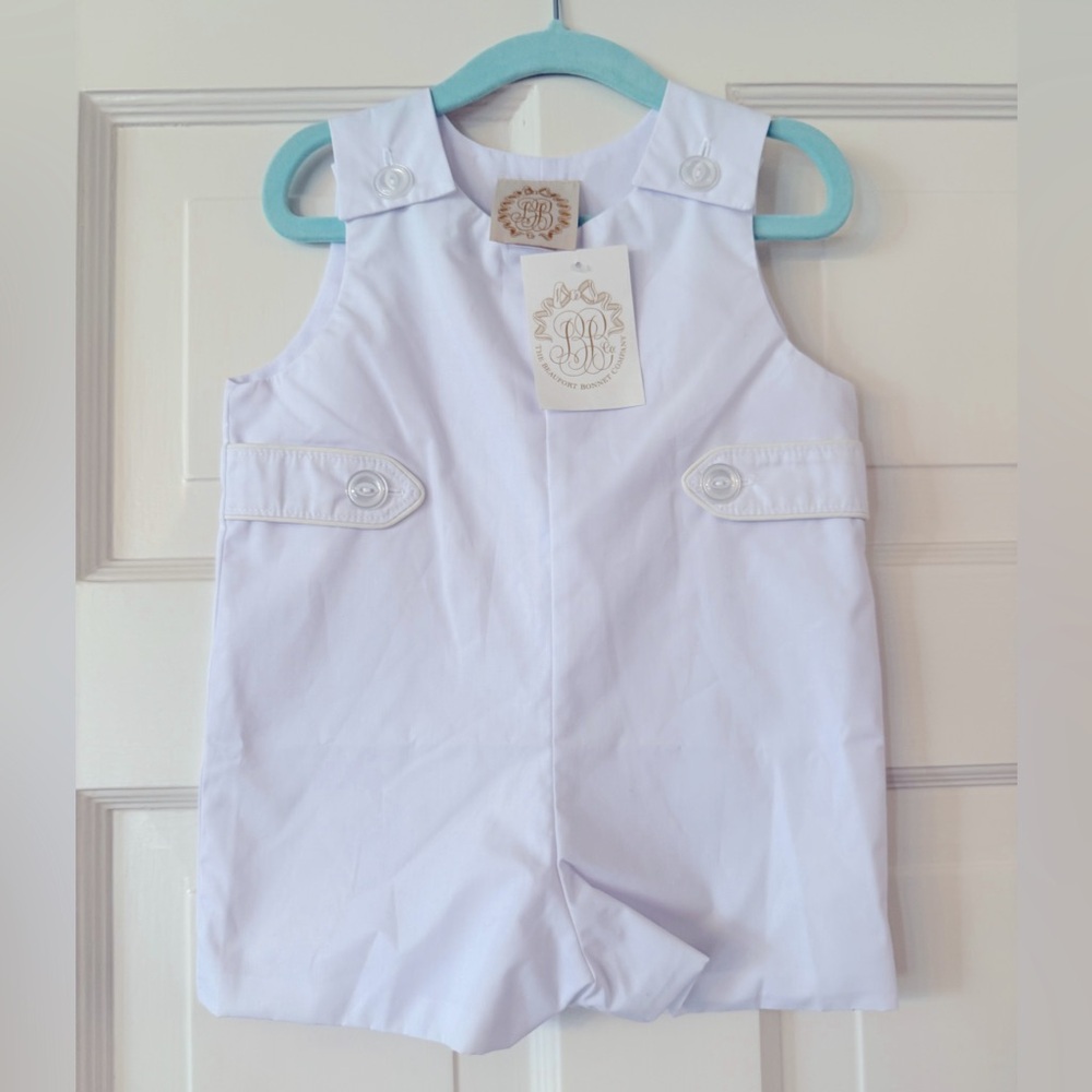 NWT TBBC White Baby JonJon, 6/12M